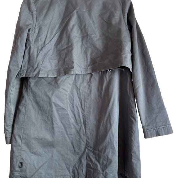 WESC Women’s Greta Parka Jacket Small Lightweight Long Coat Utility Style - Picture 4 of 4